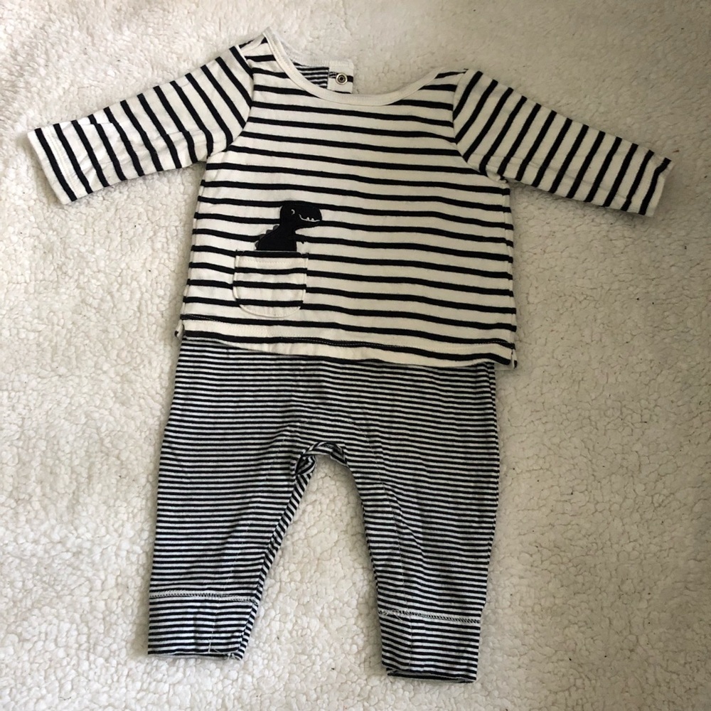 3M Pocket Dinosaur Coverall Onesie